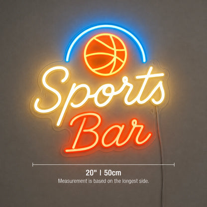Basketball Sports Lounge Neon Sign LED Neon Sign size image