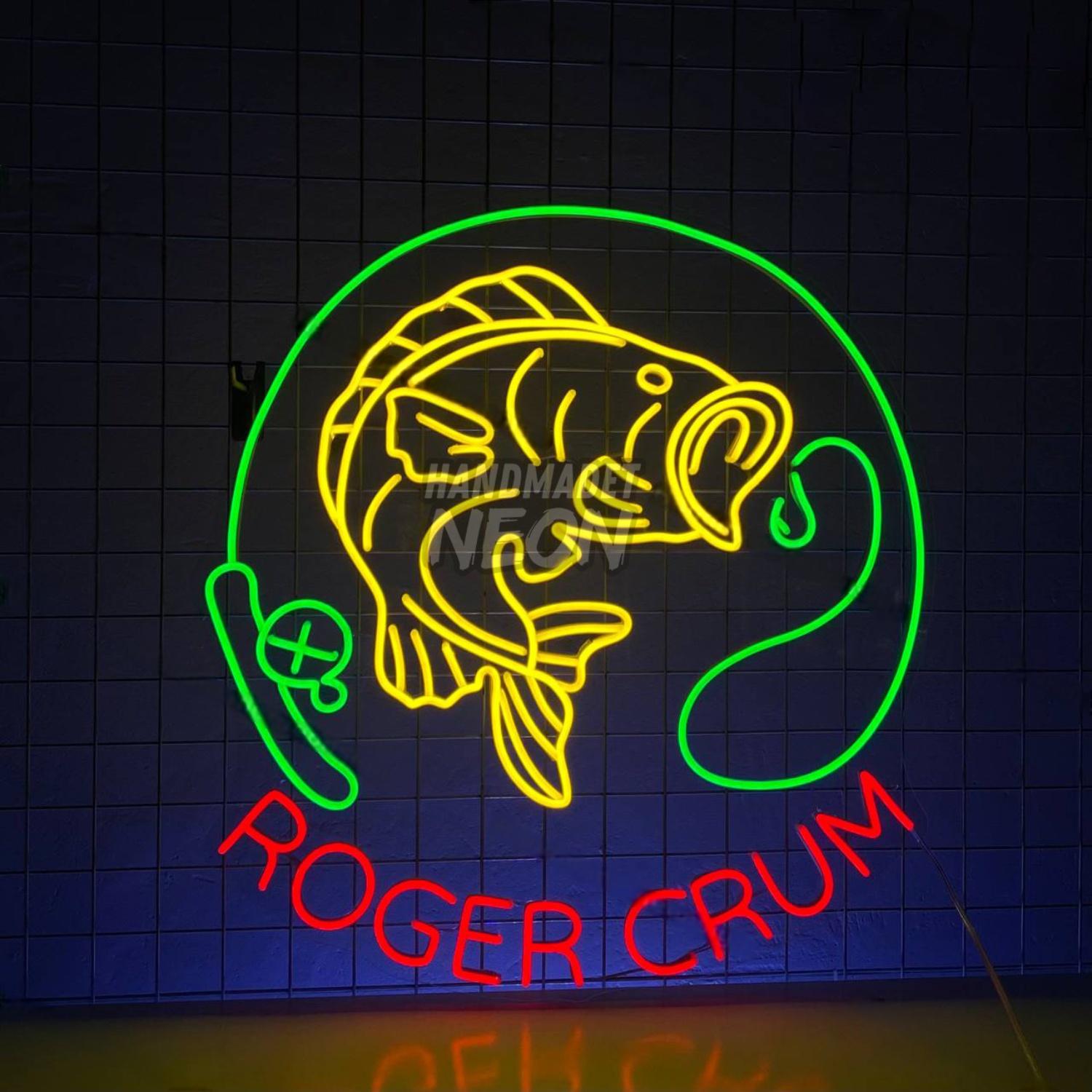 Bass Fishing Neon Wall Art With Led Light | Shineneon