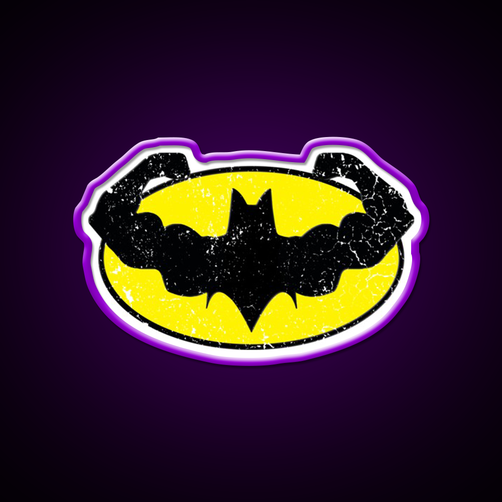 Bat Gains Gym Fitness Led Neon Sign Rgb Color - LED neon sign view 9