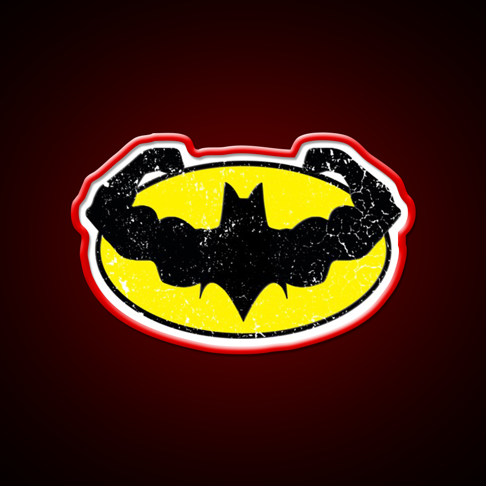 Bat Gains Gym Fitness Led Neon Sign Rgb Color - LED neon sign view 10