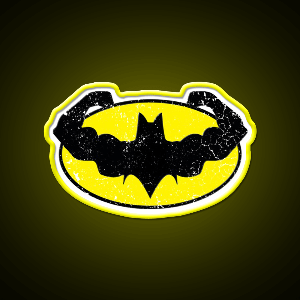 Bat Gains Gym Fitness Led Neon Sign Rgb Color - Shineneon