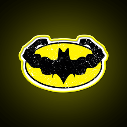 Bat Gains Gym Fitness Led Neon Sign Rgb Color - Shineneon
