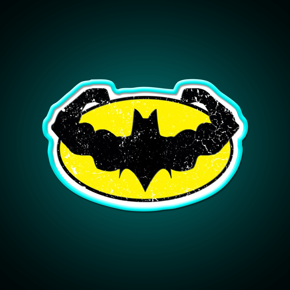 Bat Gains Gym Fitness Led Neon Sign Rgb Color - Shineneon