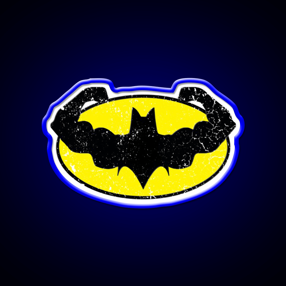 Bat Gains Gym Fitness Led Neon Sign Rgb Color - Shineneon