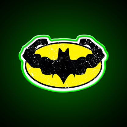 Bat Gains Gym Fitness Led Neon Sign Rgb Color - Shineneon
