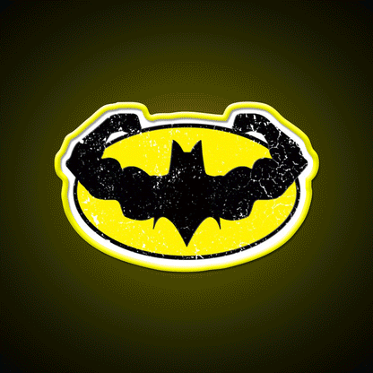 Bat Gains Gym Fitness Led Neon Sign Rgb Color