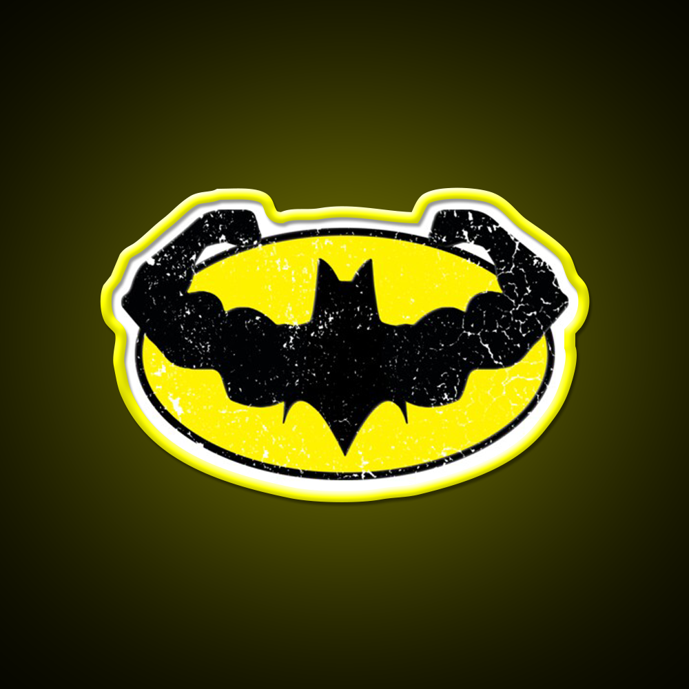 Bat Gains Gym Fitness Led Neon Sign Rgb Color - LED neon sign view 7