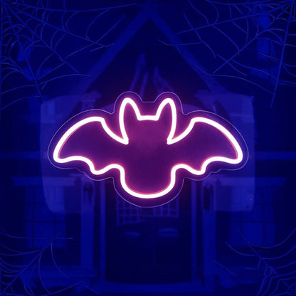 Bat Mini Led Neon Sign Halloween Light Decor | Shineneon