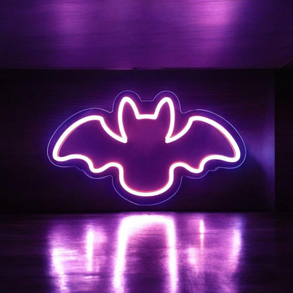 Bat Mini Led Neon Sign Halloween Light Decor | Shineneon