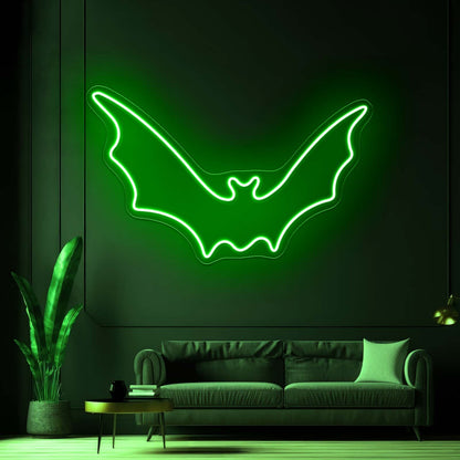 Bat Silhouette Neon Sign Halloween Led Neon Sign - Shineneon