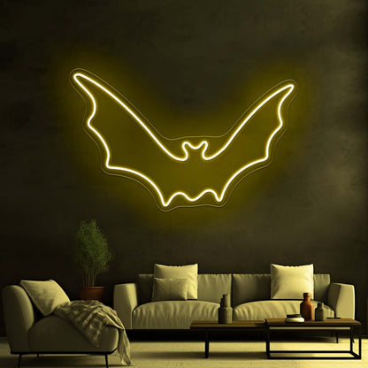 Bat Silhouette Neon Sign Halloween Led Neon Sign - Shineneon