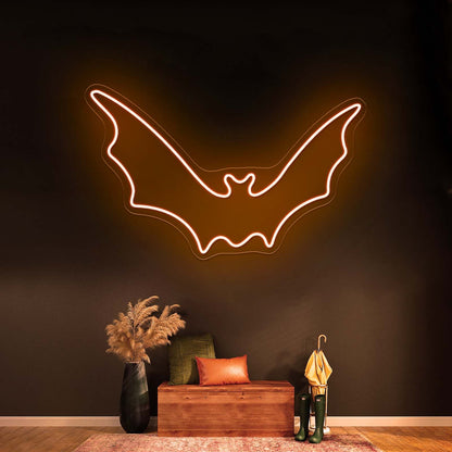 Bat Silhouette Neon Sign Halloween Led Neon Sign - Shineneon