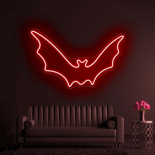 Bat Silhouette Neon Sign Halloween Led Neon Sign