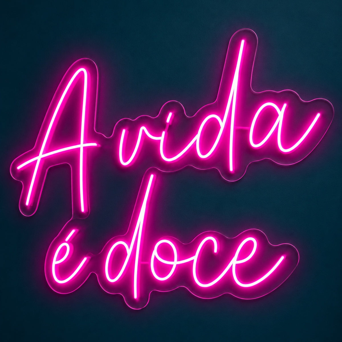 A Vida É Doce LED Neon Sign - product hero