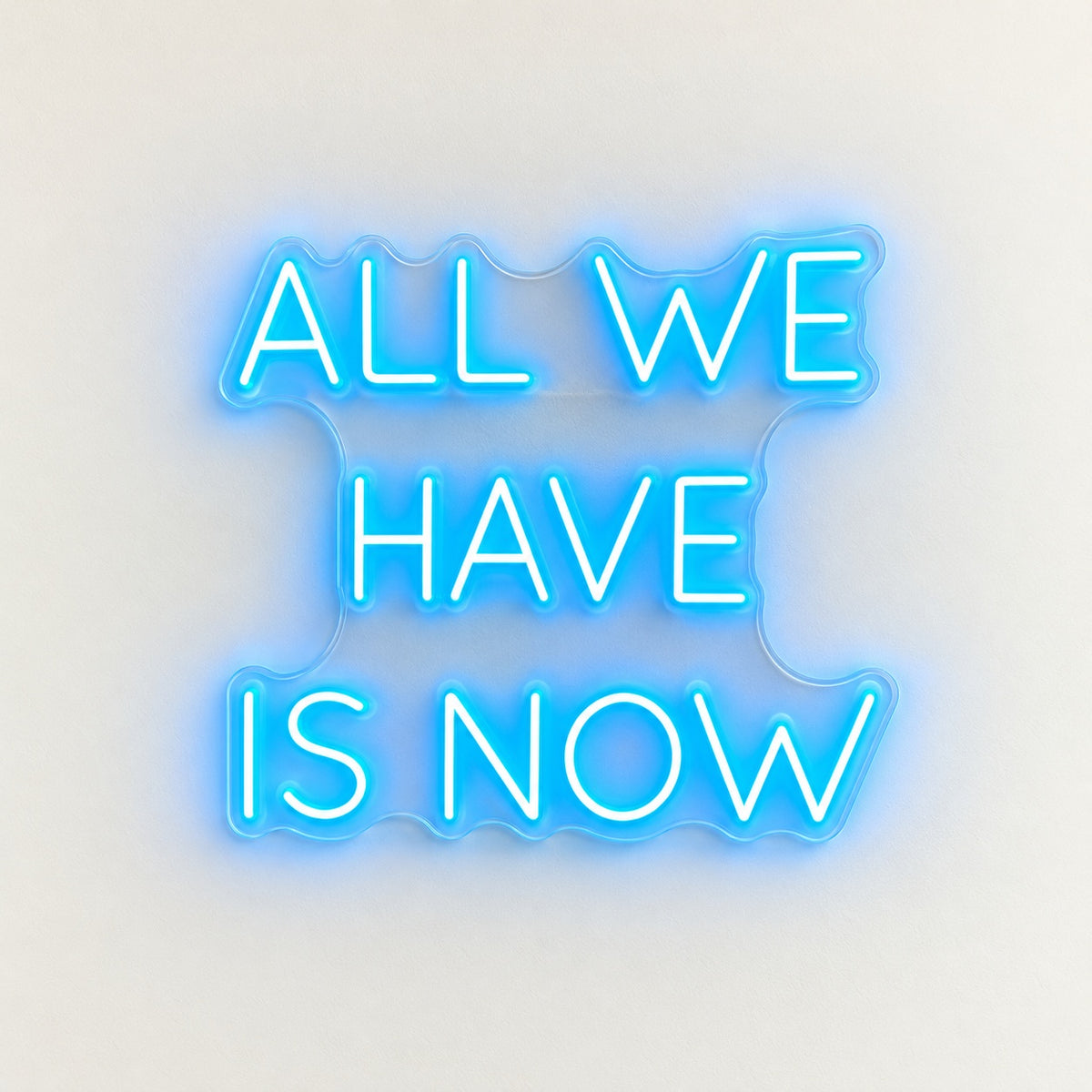 All We Have Is Now LED Neon Sign - natural light view
