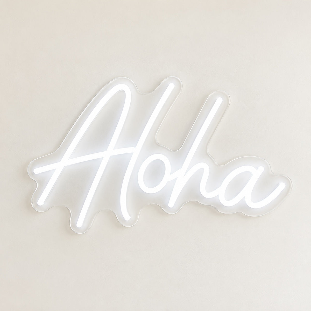 Aloha LED Neon Sign - natural light view