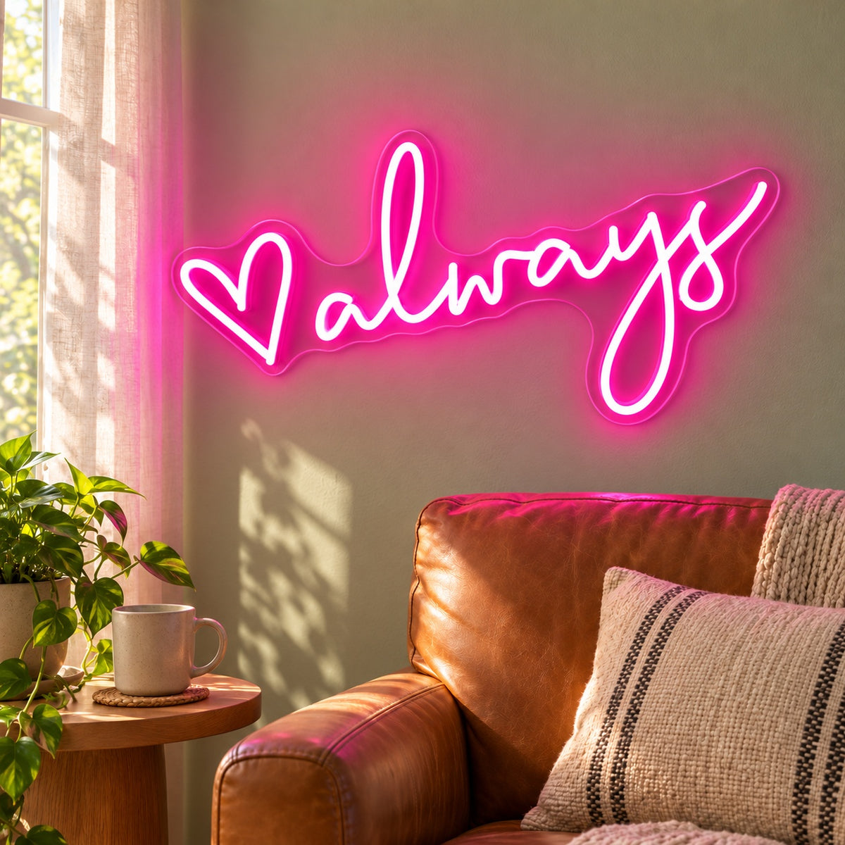 Always LED Neon Sign - lifestyle view