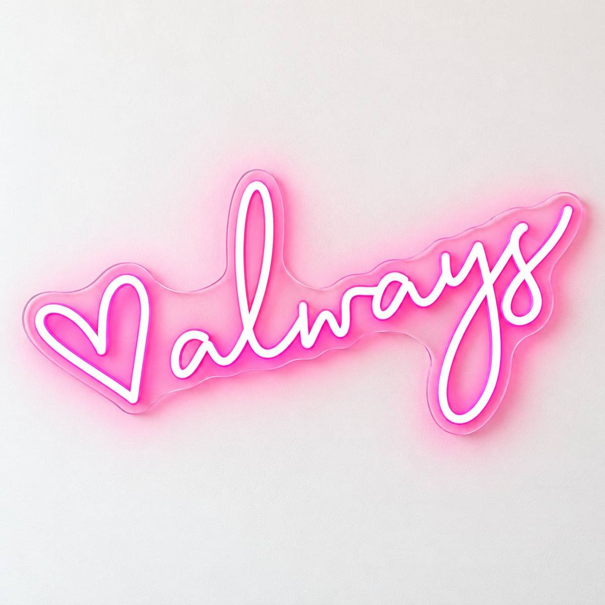 Always LED Neon Sign - natural light view