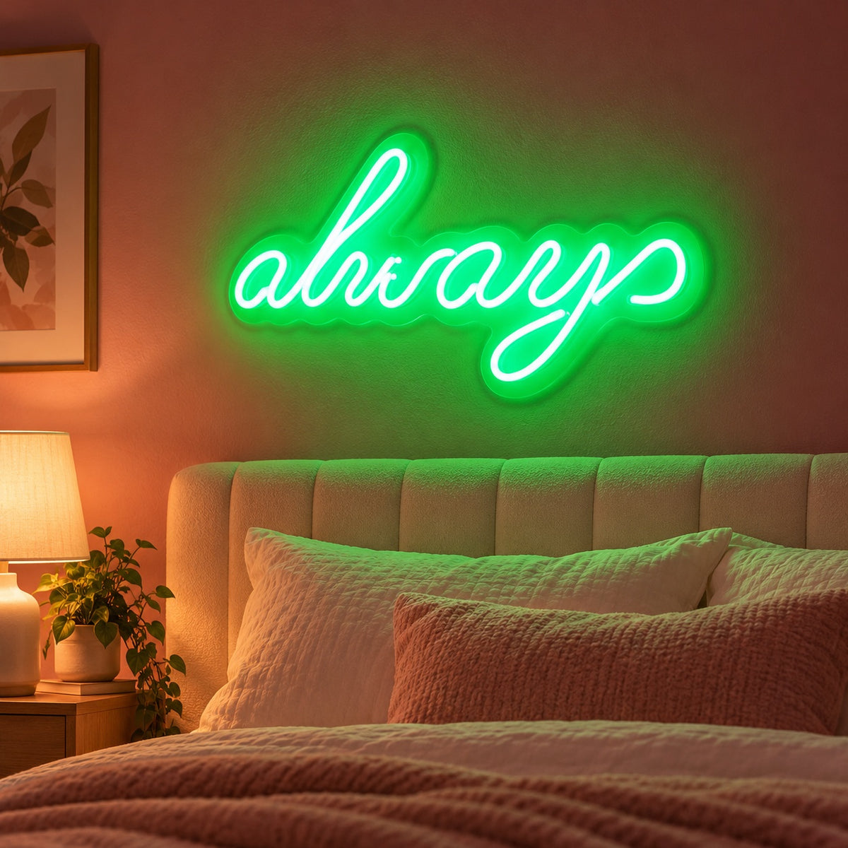 Always LED Neon Sign - advertising view