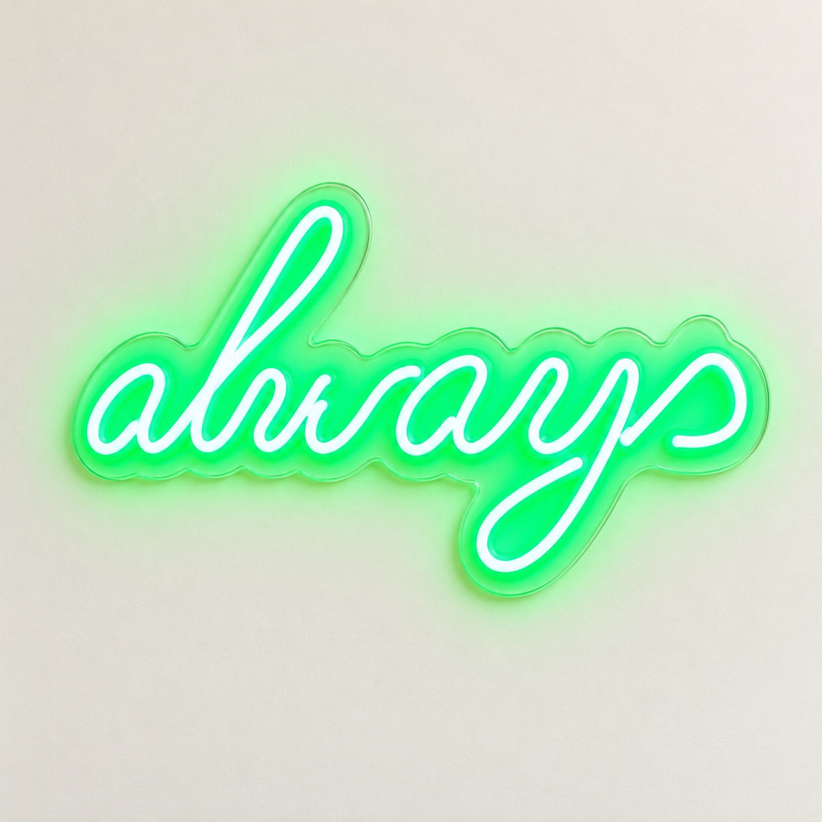 Always LED Neon Sign - natural light view