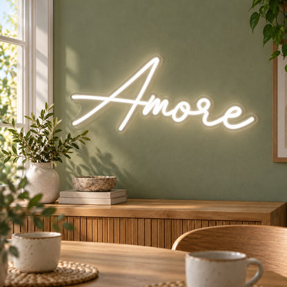 Amore LED Neon Sign - lifestyle view