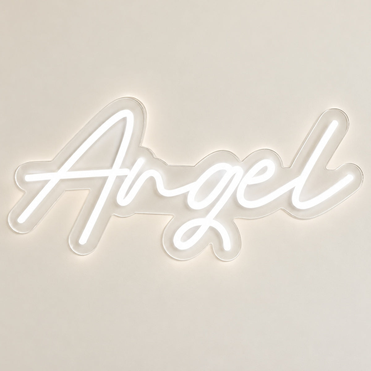 Angel LED Neon Sign - natural light view
