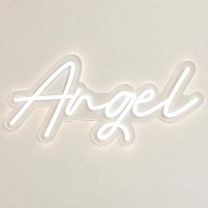Angel LED Neon Sign - natural light view