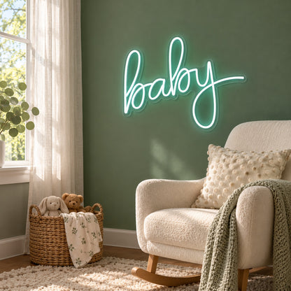 Baby LED Neon Sign - lifestyle view