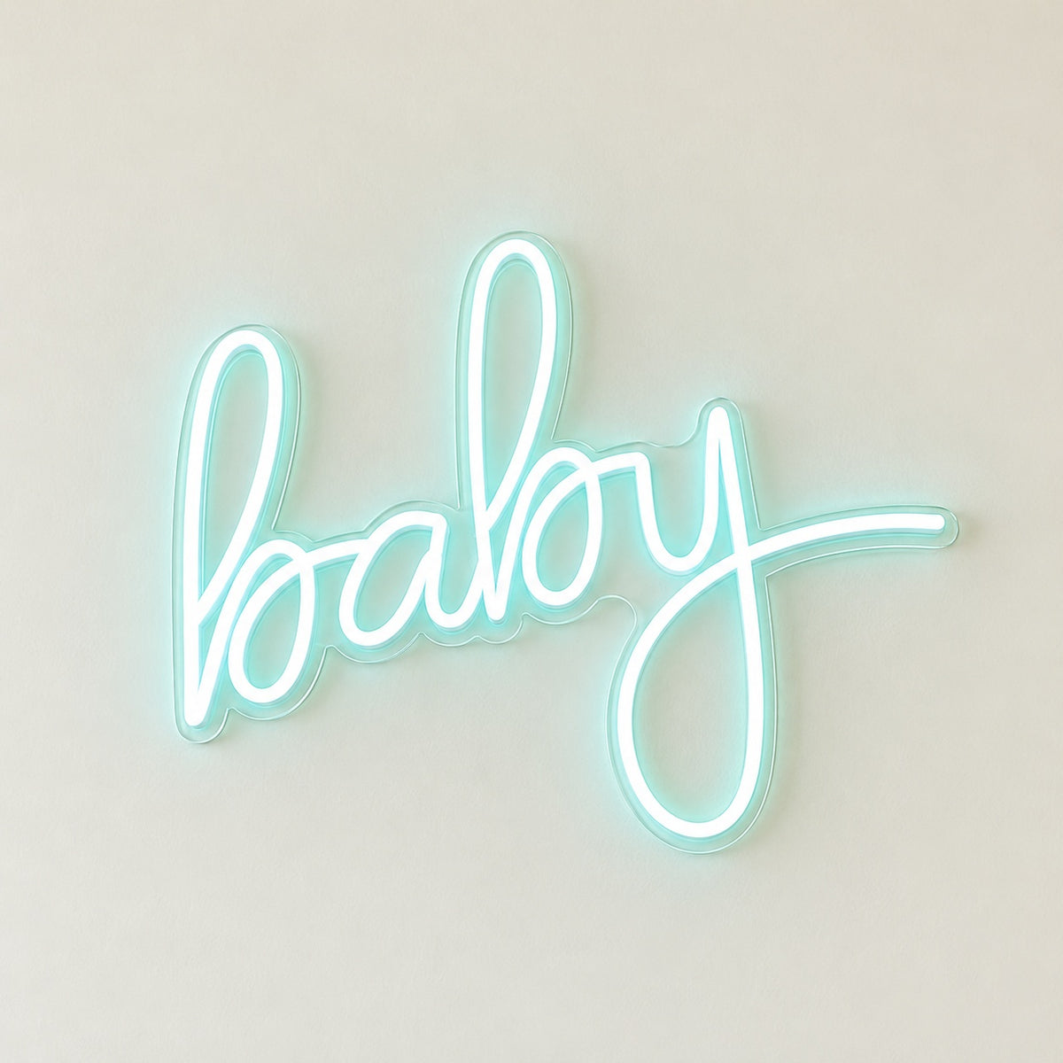 Baby LED Neon Sign - natural light view