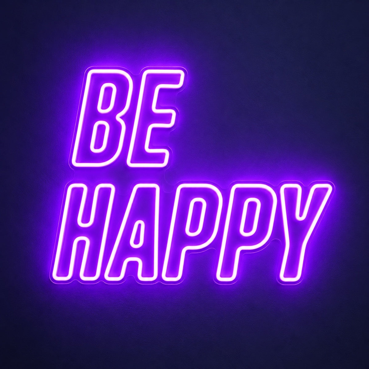 Be Happy LED Neon Sign - product hero