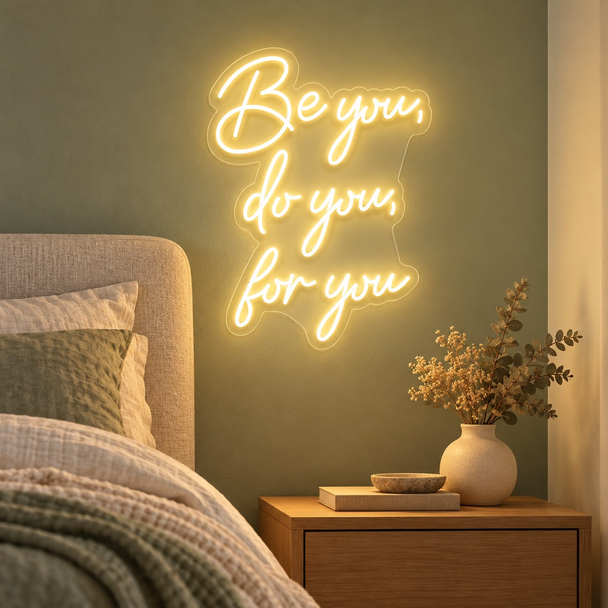 Be You Do You For You LED Neon Sign - advertising view