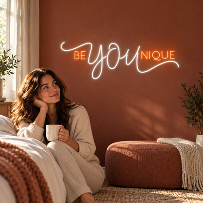 Be You Nique LED Neon Sign - lifestyle view