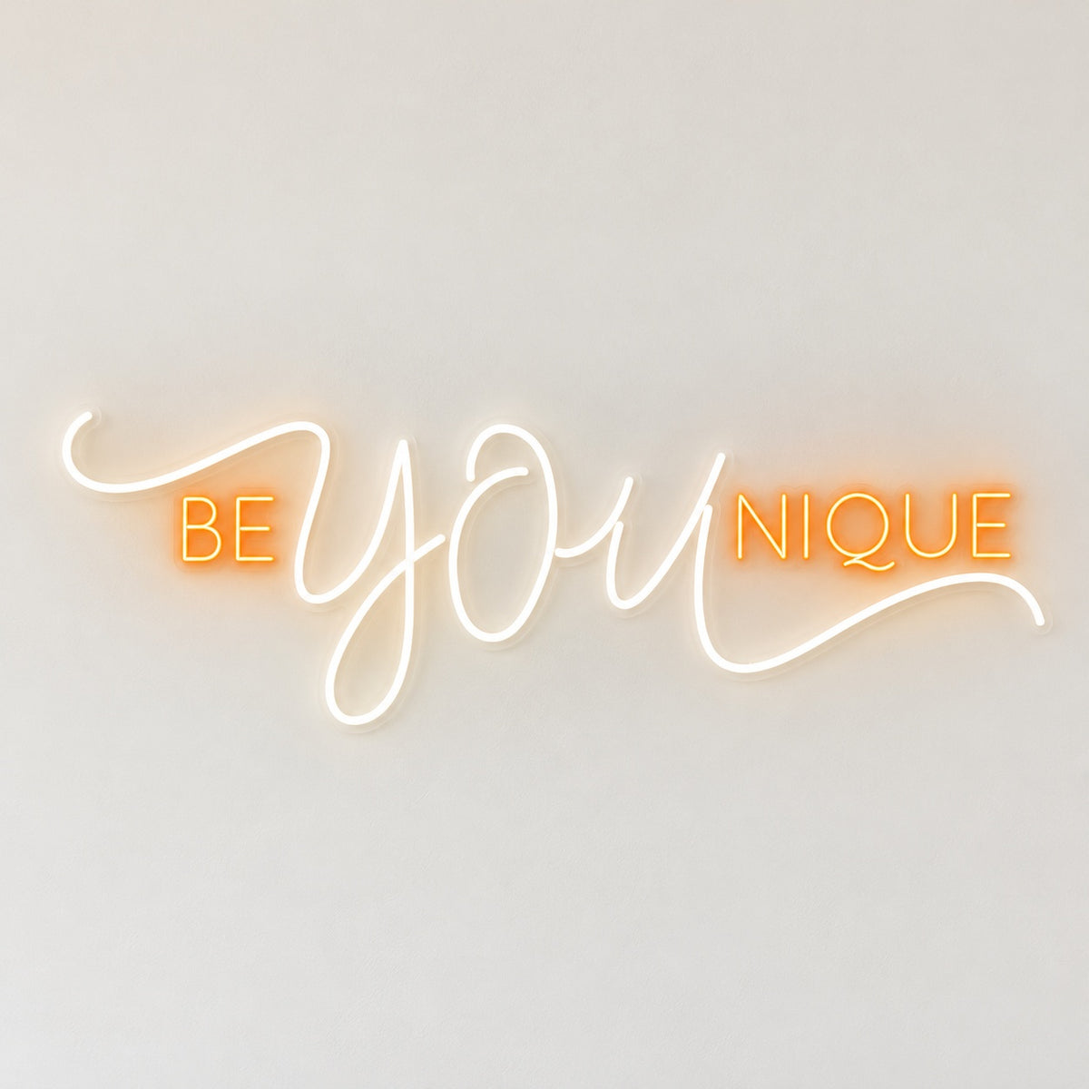 Be You Nique LED Neon Sign - natural light view