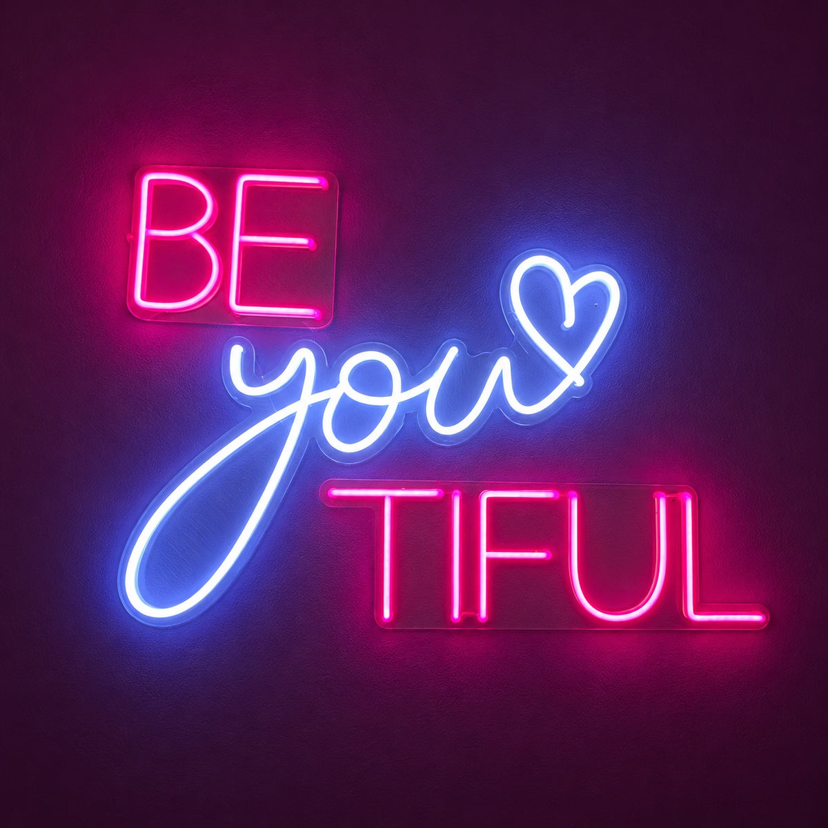 Be You Tiful LED Neon Sign - product hero