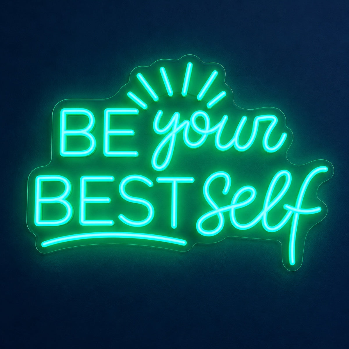 Be Your Best Self LED Neon Sign - product hero