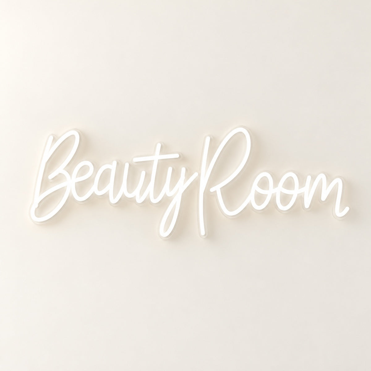 Beauty Room LED Neon Sign - natural light view
