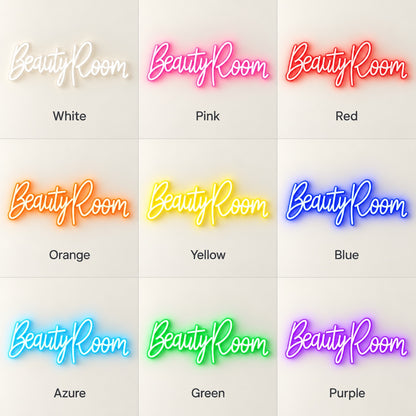 Beauty Room LED Neon Sign - nine-color grid
