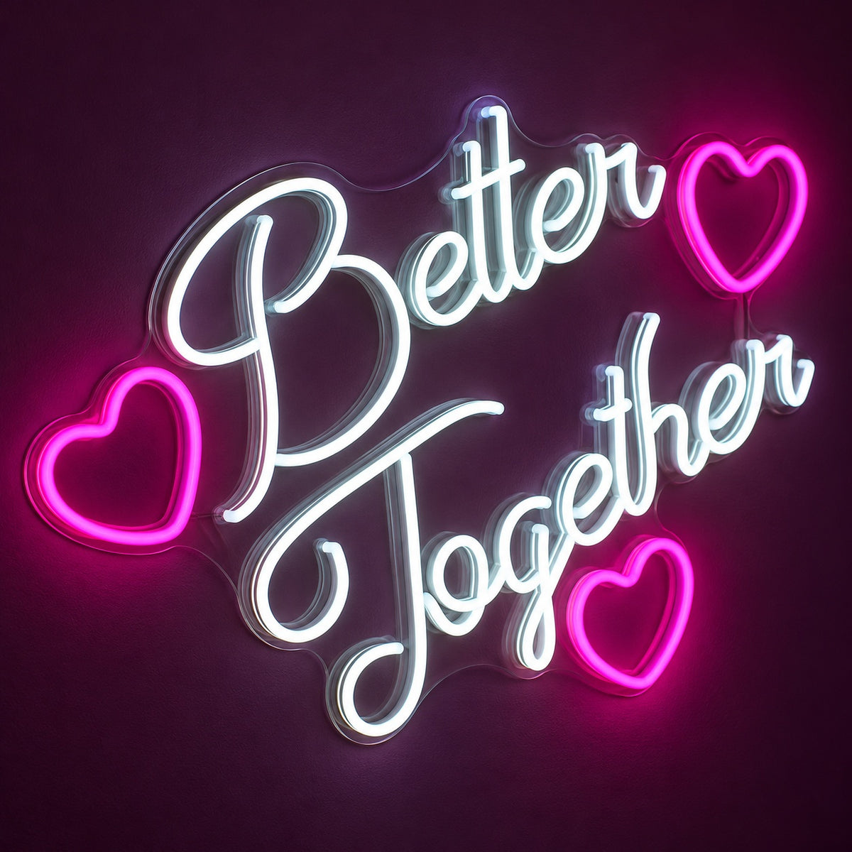 Better Together LED Neon Sign - product hero