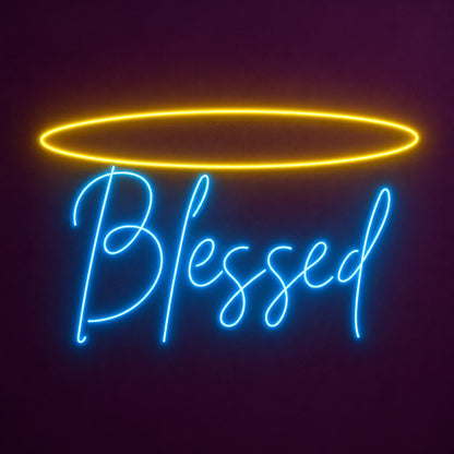 Blessed LED Neon Sign - product hero