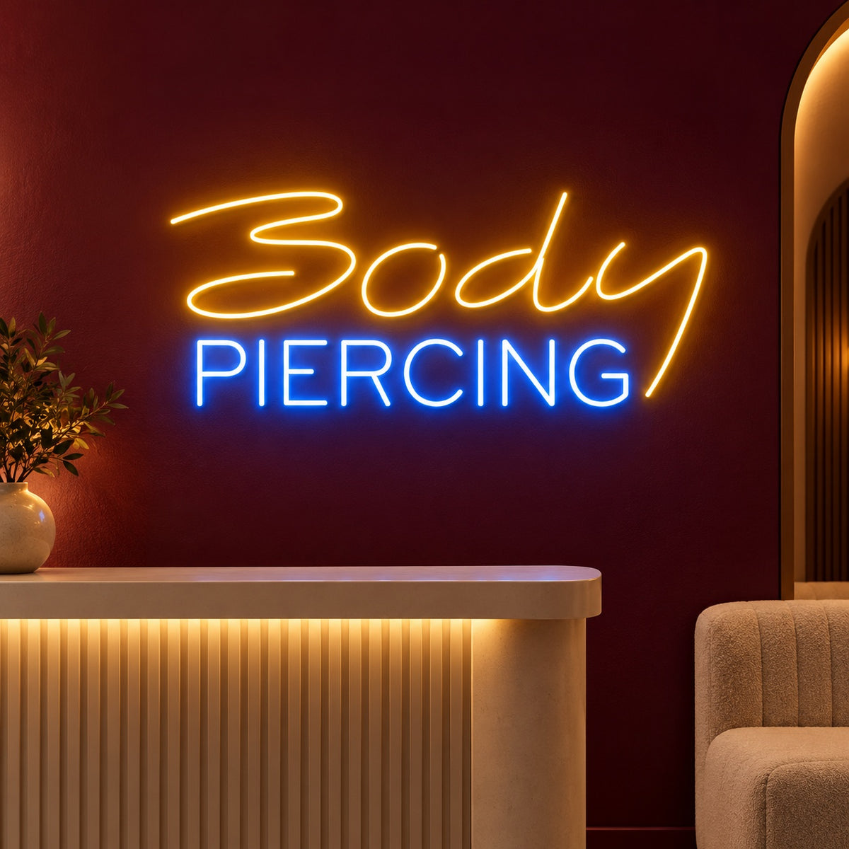 Body Piercing LED Neon Sign – Shineneon
