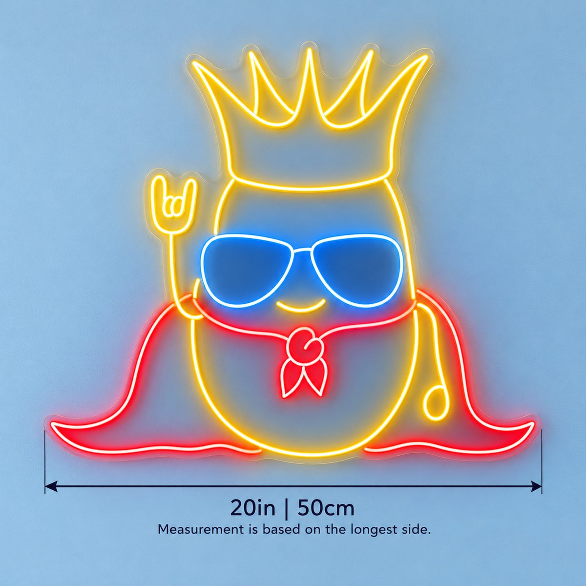 Cool Crowned Character LED Neon Sign – Shineneon