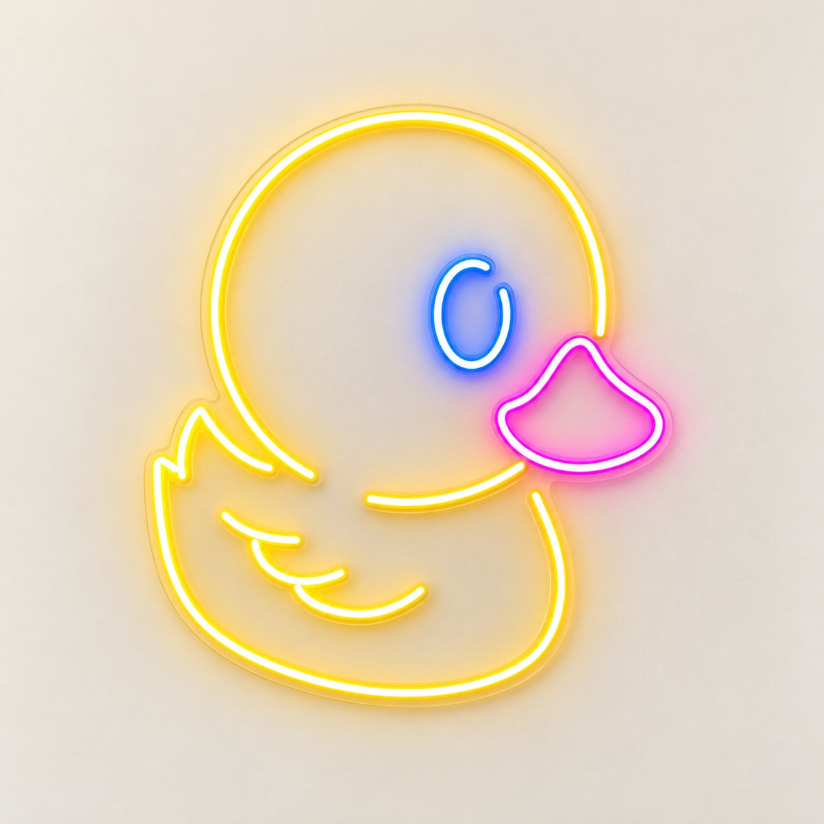 Cute Duck LED Neon Sign - natural light view