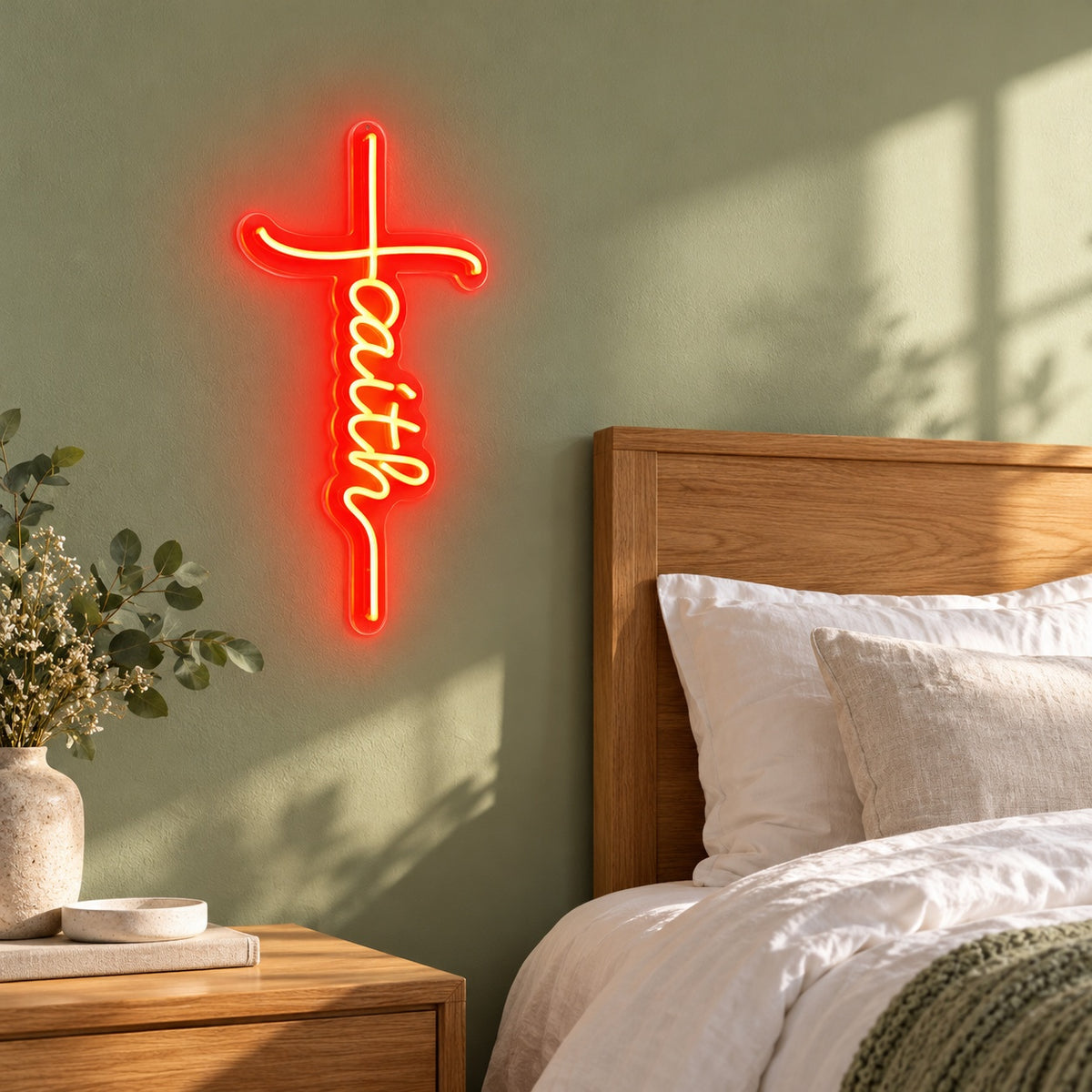 Faith LED Neon Sign - lifestyle view