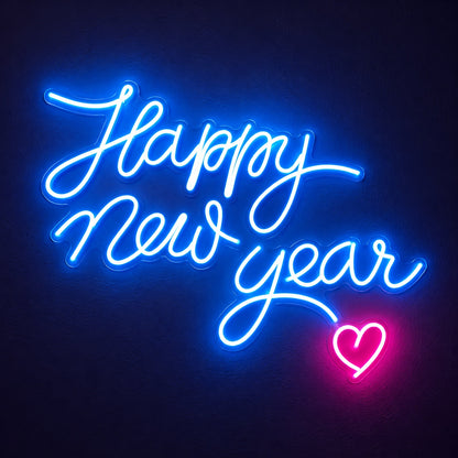 Happy New Year LED Neon Sign - product hero