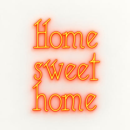 Home Sweet Home LED Neon Sign - natural light view