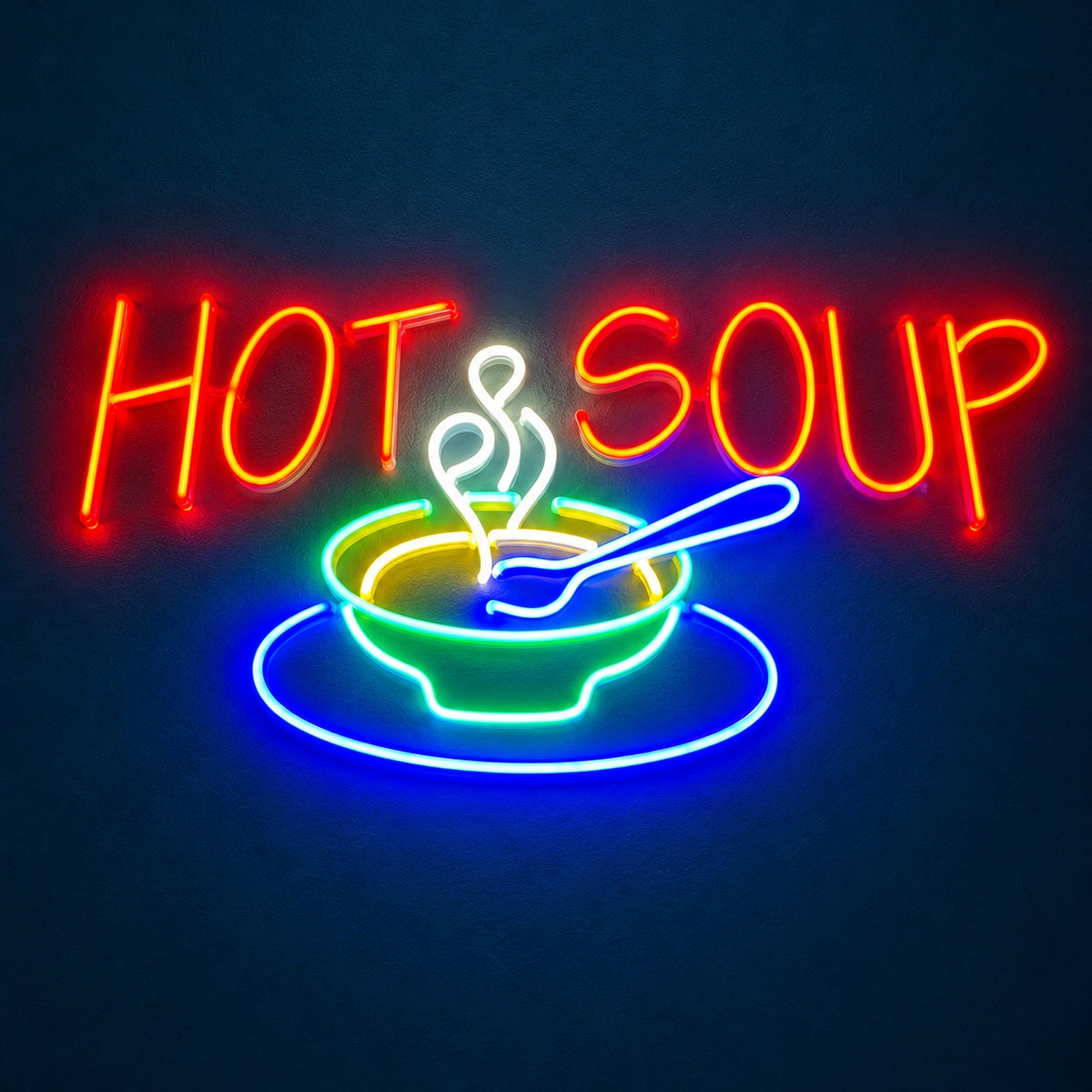 Hot Soup LED Neon Sign - product hero