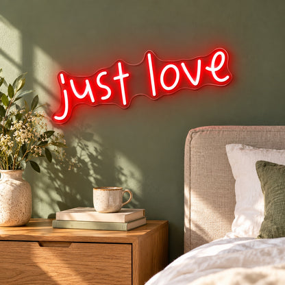 Just Love LED Neon Sign - lifestyle view
