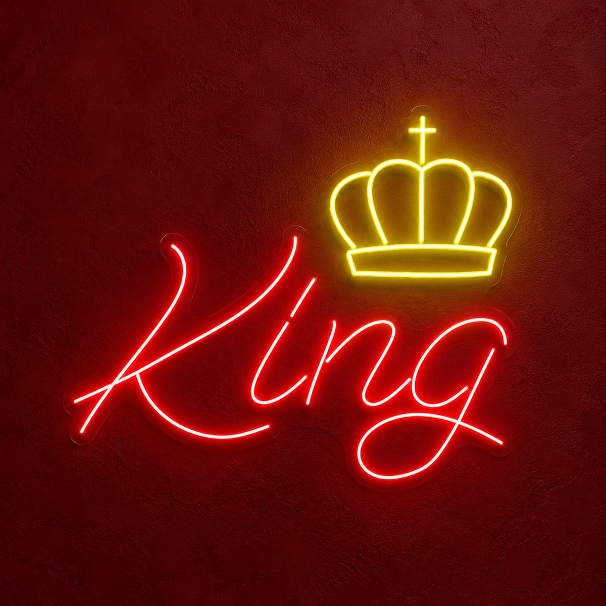 King LED Neon Sign - product hero