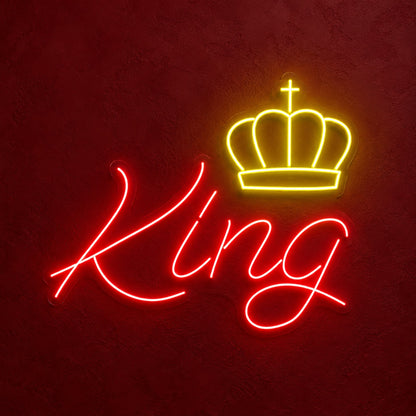 King LED Neon Sign - product hero