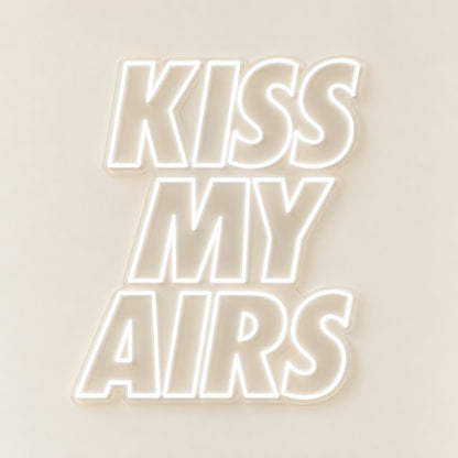 Kiss My Airs LED Neon Sign - natural light view